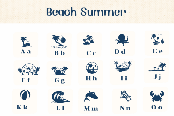 Beach Summer Font - Preview 1