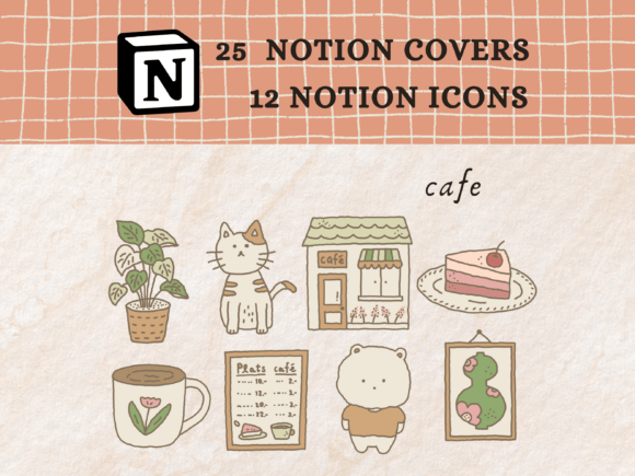 Cafe Themed Notion Icons