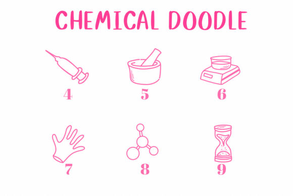 Chemical Doodle Font - Preview 3
