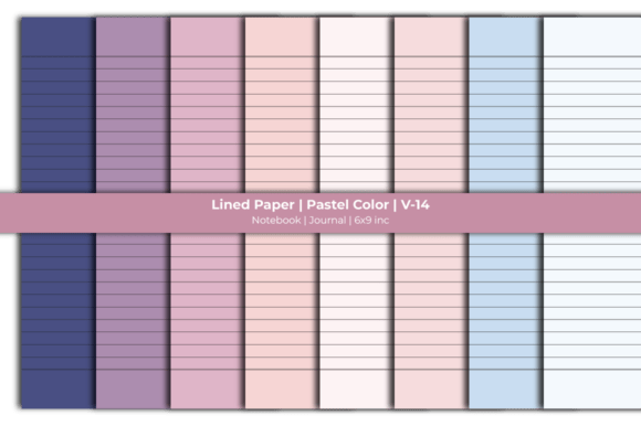Pastel Lined Paper | Notebook | Journal