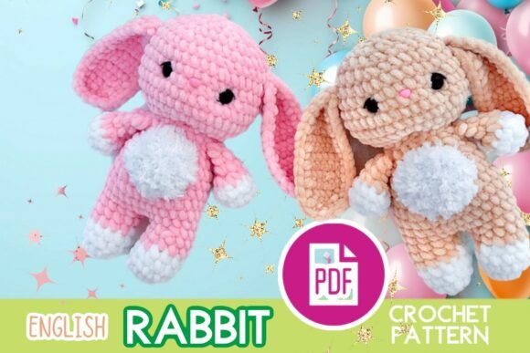Rabbit Crochet Pattern PDF