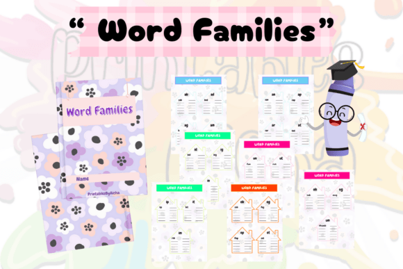 Word Families. Graphic by PrintablesByAicha · Creative Fabrica