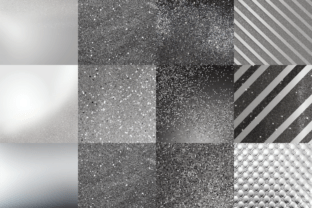 72 Luxury Silver Digital Paper Graphic by Diana Hunter · Creative Fabrica