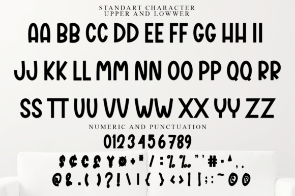 Alphabet Minimalist Font - Preview 4