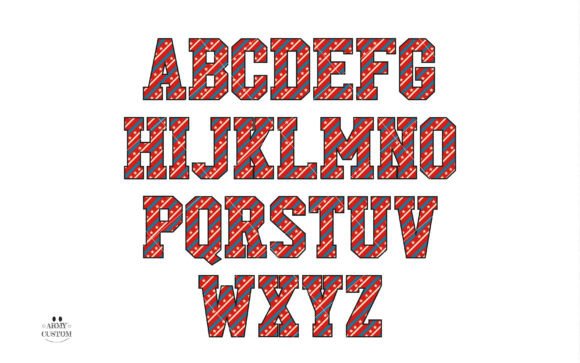 American 4th of July Font - Preview 3