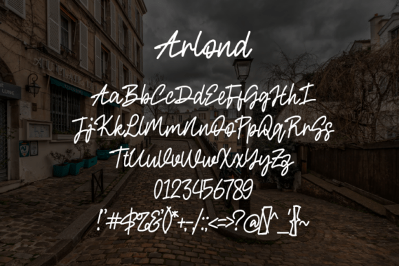 Arlond Font - Preview 1