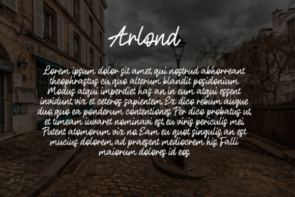 Arlond Font - Preview 2