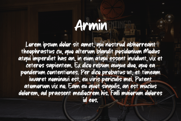 Armin Font - Preview 2