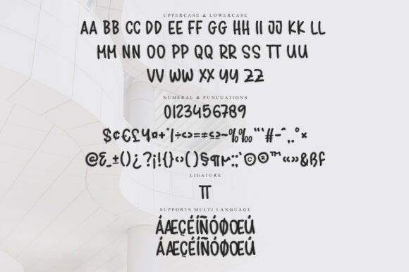 Aurora Alphabet Font - Preview 5