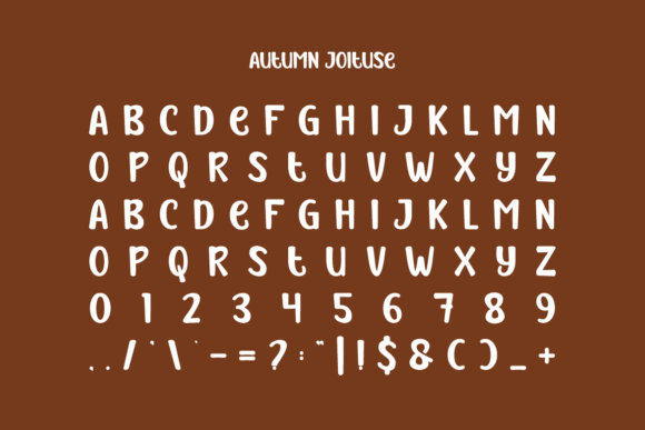 Autumn Joituse Font - Preview 2