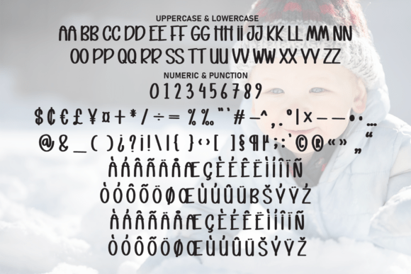 Baby Snowing Font - Preview 6