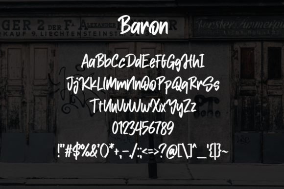Baron Font - Preview 1