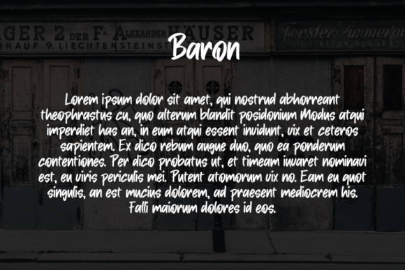 Baron Font - Preview 2