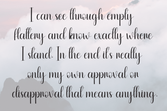 Chanting Font - Preview 5