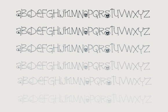 Chickfeet Font PNG with transparent background - Preview 5