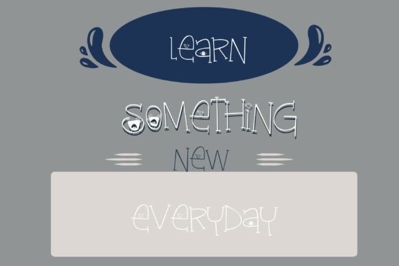 Chickfeet Font PNG with transparent background - Preview 6