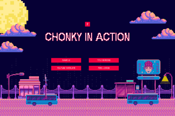 Chonky Bits Font - Preview 4