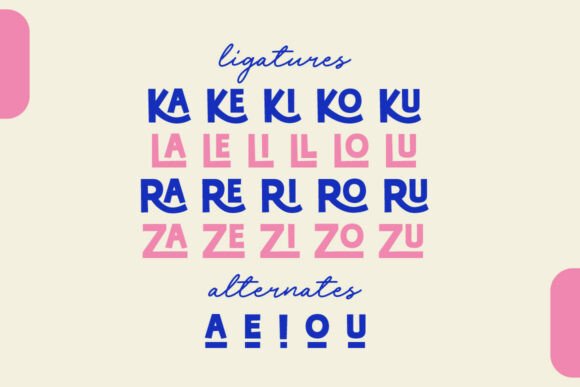 Clariza Sparks Font - Preview 2