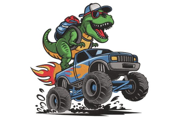 Cool T-Rex Monster Truck