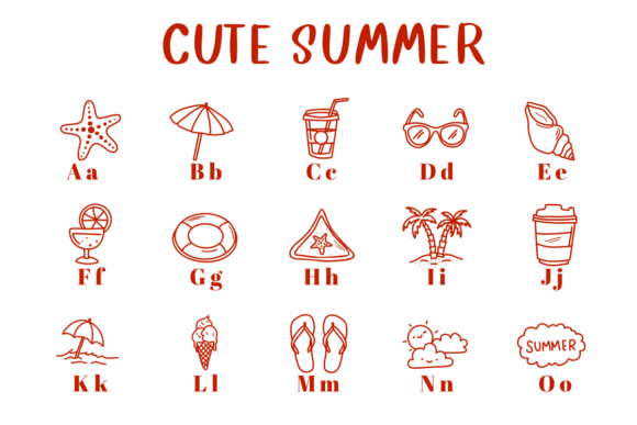 Cute Summer Font - Preview 1