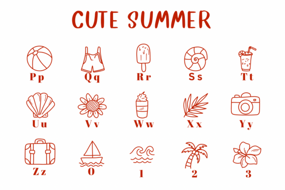Cute Summer Font - Preview 2