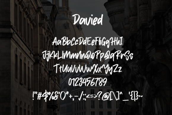 Davied Font - Preview 1