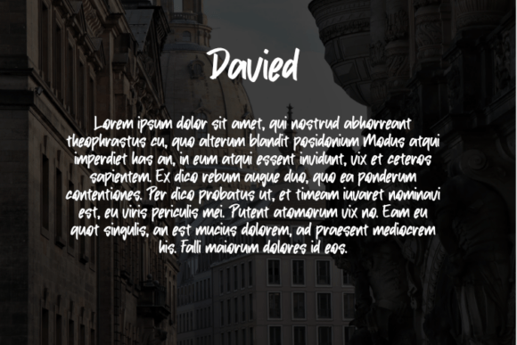 Davied Font - Preview 2