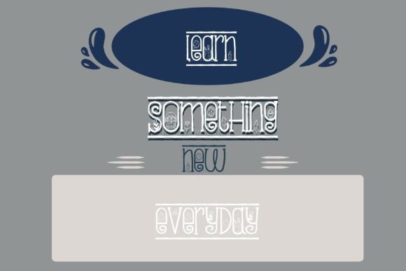 Easter Border Font - Preview 4