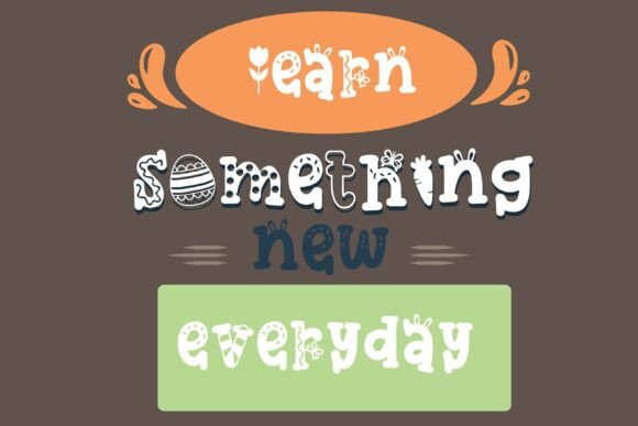Easter Calories Galore Font - Preview 5