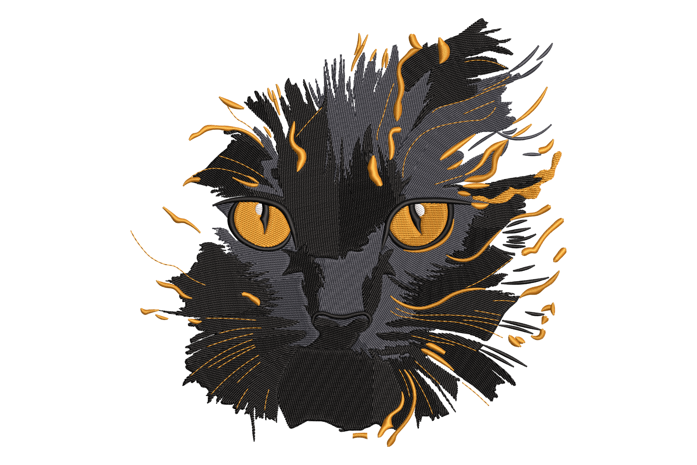 Fierce Black Cat