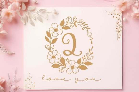 Florisia Monogram Font - Preview 2