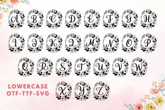 Florisia Monogram Font - Preview 6