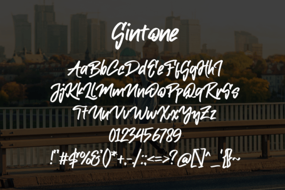 Gintone Font - Preview 1
