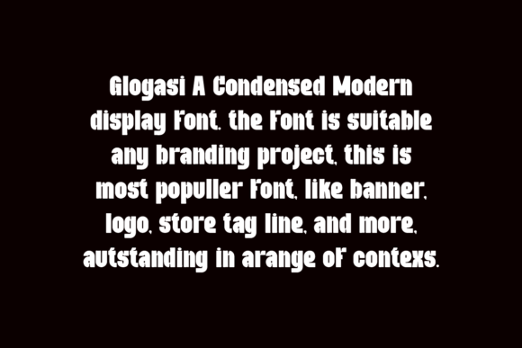 Glogasi Font - Preview 1
