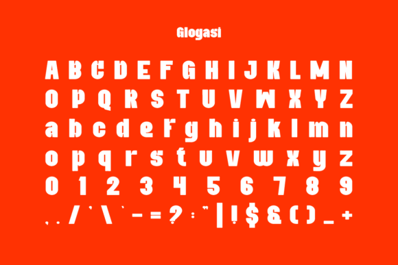 Glogasi Font - Preview 2