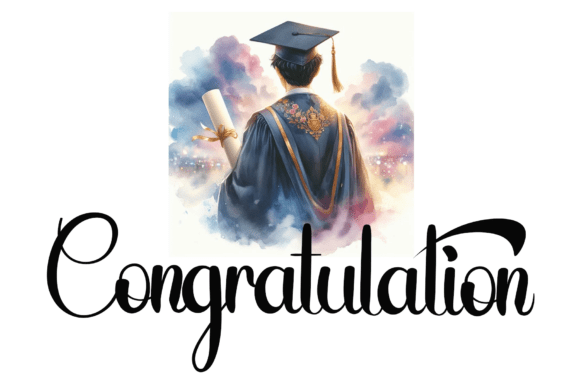 Graduation Font - Preview 3