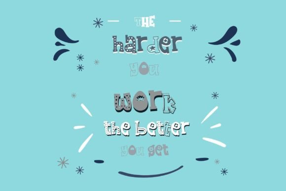 Hoppity Block Font - Preview 4
