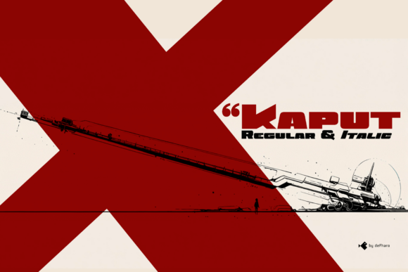 Kaput Font PNG with transparent background - Preview 1