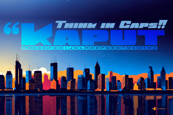 Kaput Font PNG with transparent background - Preview 5