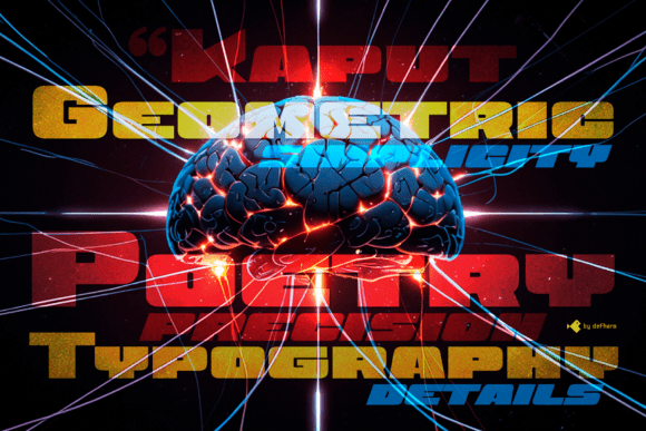 Kaput Font PNG with transparent background - Preview 6
