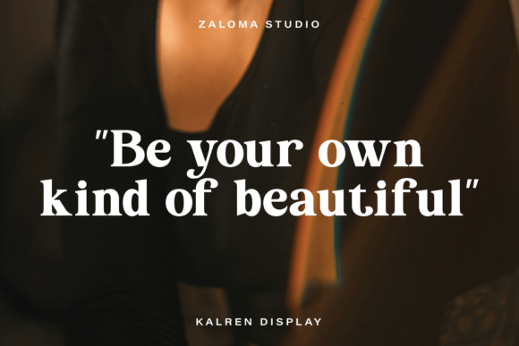 Klaren Display Font - Preview 1