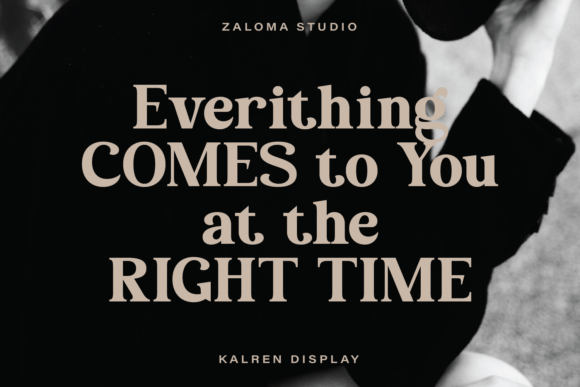 Klaren Display Font - Preview 3