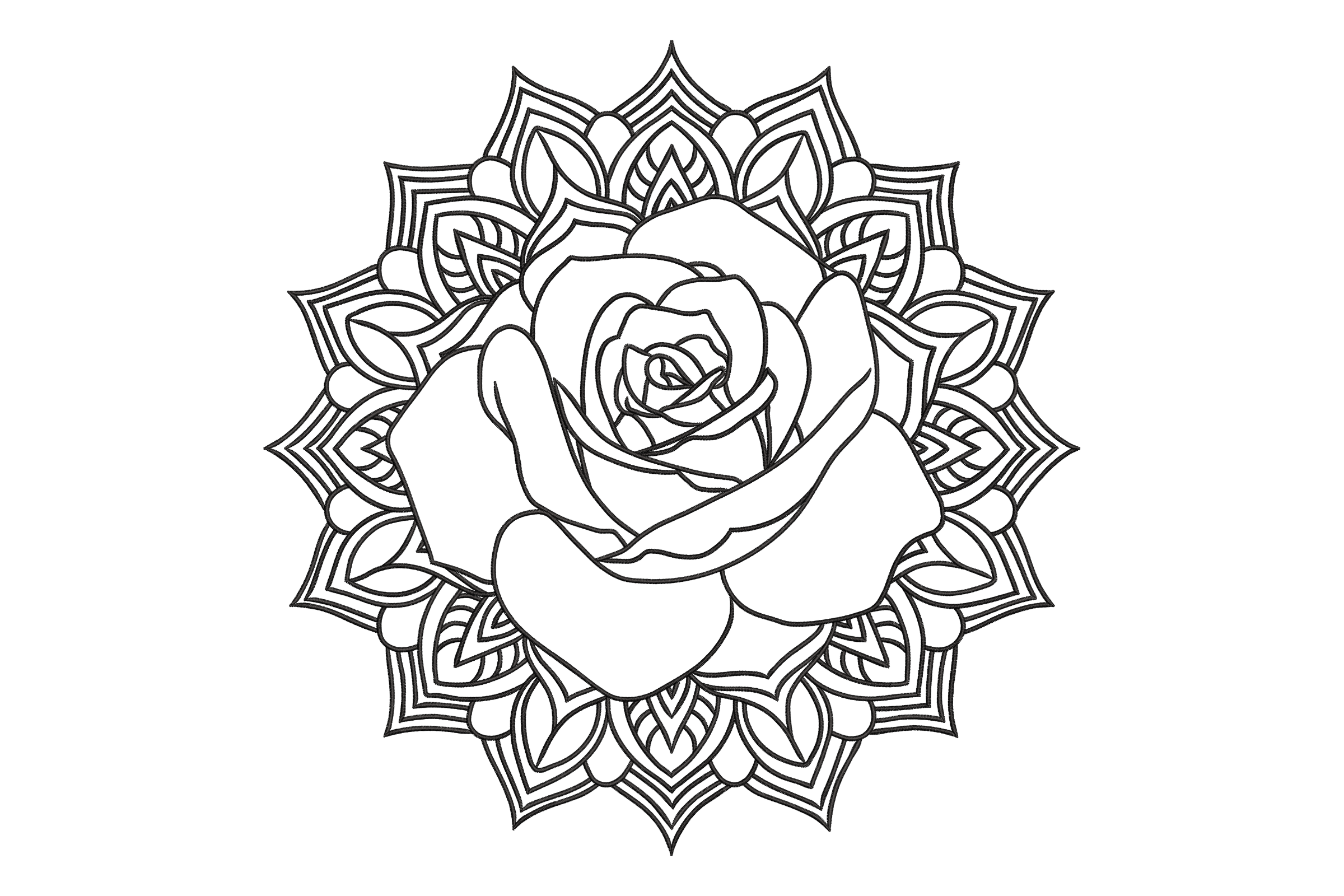 Mandala Rose