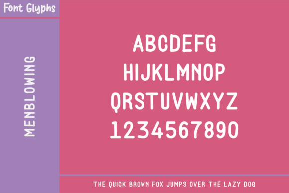 Menblowing Font PNG with transparent background - Preview 3