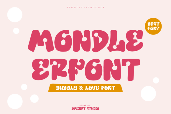 Mondle Erfont Font PNG with transparent background - Preview 5