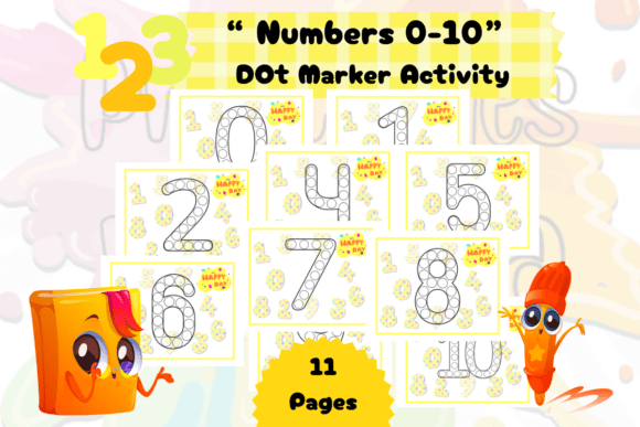 Numbers Dot Marker 0–10 cover