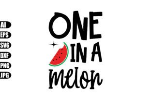 One in a Melon Svg Graphic by Samira777 · Creative Fabrica