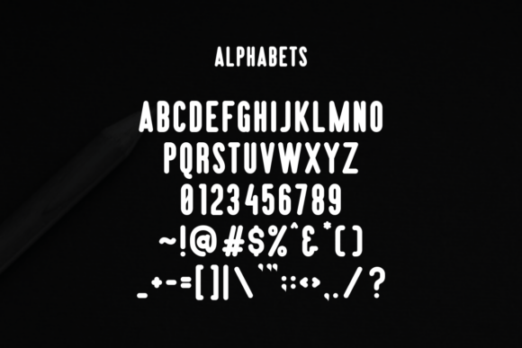 Paniscobe Font PNG with transparent background - Preview 3
