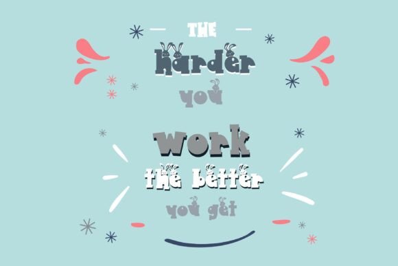Pinchie Peep Font PNG with transparent background - Preview 3