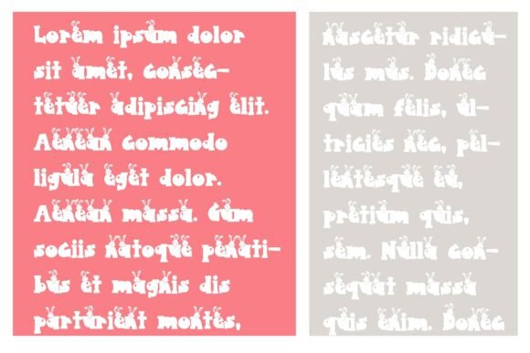 Pinchie Peep Font PNG with transparent background - Preview 4